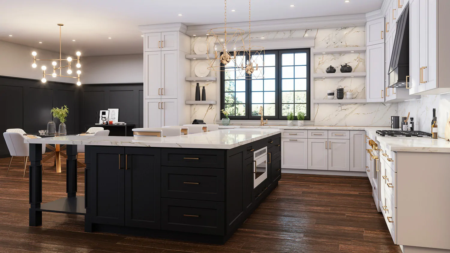 True Black Shaker Cabinets  Shop online at Wholesale Cabinets