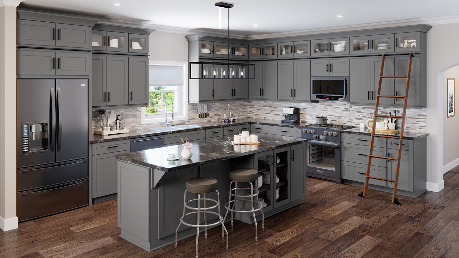 Grey Shaker Cabinets   Shop online at Wholesale Cabinets