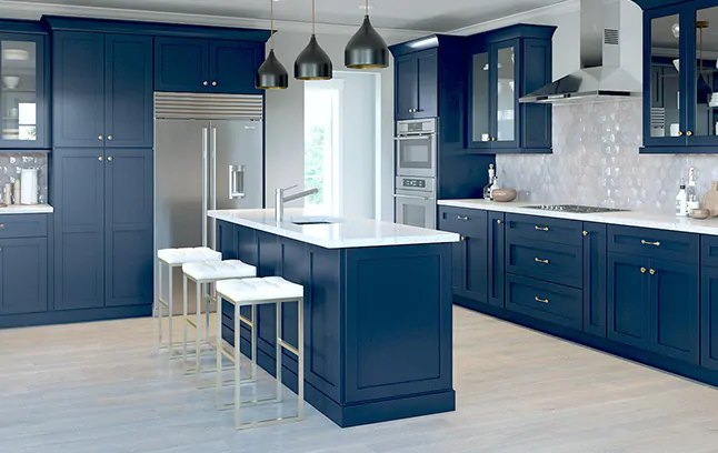 deep-blue-shaker-cabinets