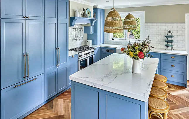 French-Blue-Shaker-Pantry-Cabinets