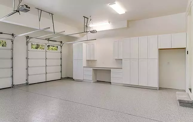 White Shaker Cabinets for Garages