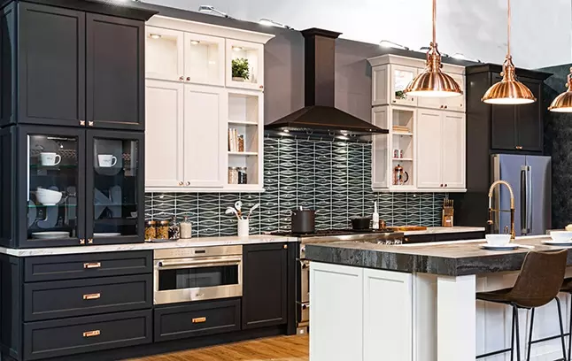 dark-gray-recessed-panel-cabinets