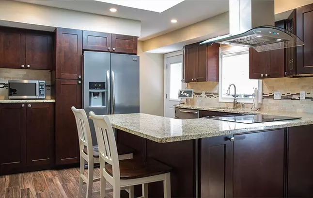 dark-brown-shaker-cabinets