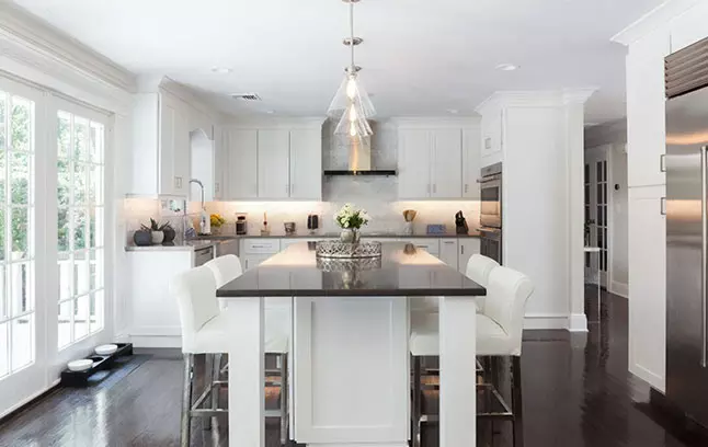 contemporary kitchens white cabinets